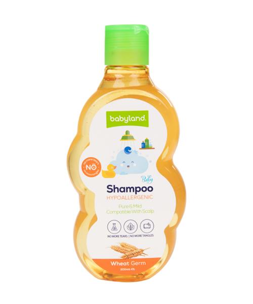 شامپو بچه حاوی پروتئین جوانه گندم بیبی لند 200 میلی لیتر