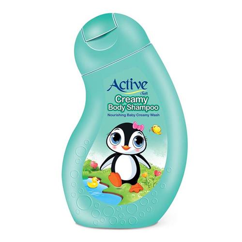 شامپو بدن کرمی بچه 250 میلی لیتری اکتیو 