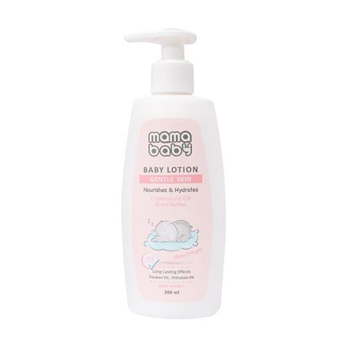 لوسیون بدن نوزاد مامابیبی کد Shea Butter حجم 200 میلی لیتر 