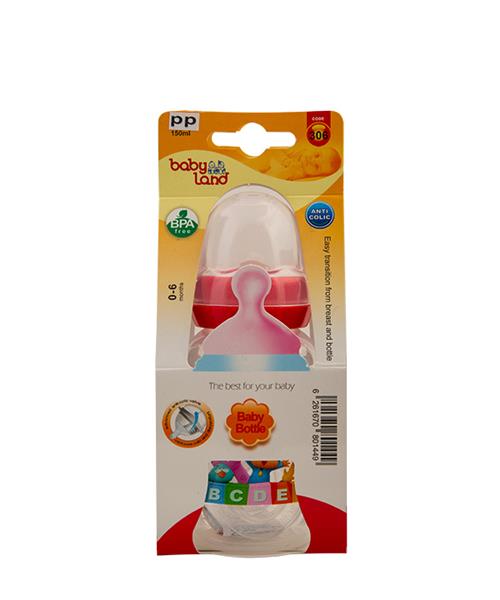 شیشه شیر کلاسیک ارتودنسی آویز 150 میل بی بی لند