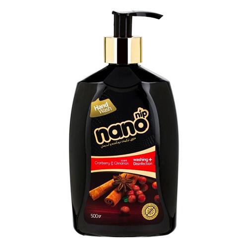 فوم دستشویی نانونیپ مدل کرن بری و دارچین حجم 500 میلی لیتر