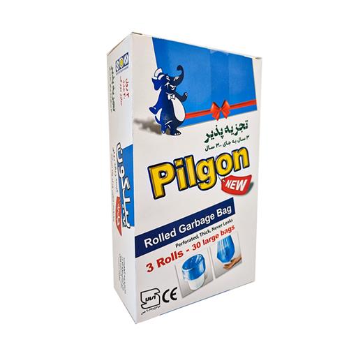 کیسه زباله رولی  پیلگون 30 برگ سایز 80*65