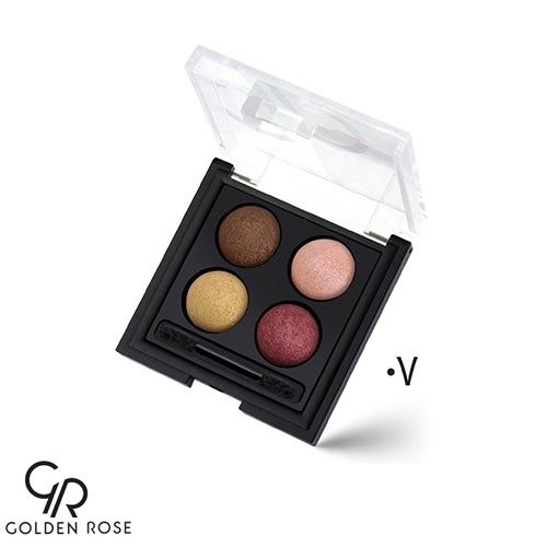 سایه چشم 4 رنگ گلدن رز مدل WET & DRY