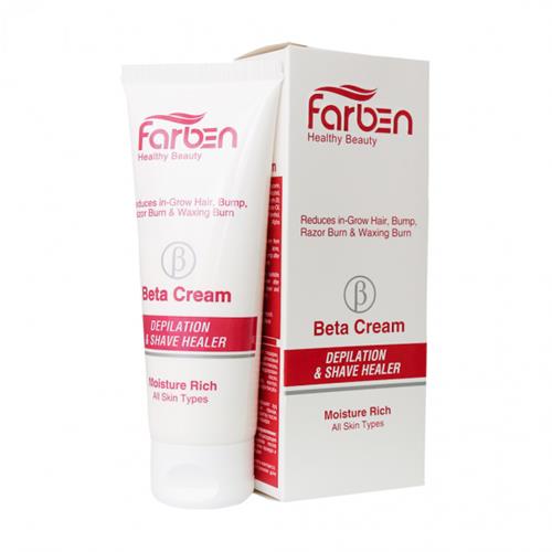 کرم بتا بعد از اصلاح فاربن مناسب صورت و بدن 75 میلی لیتر