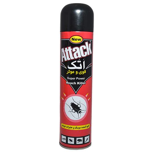 اسپری سوسک  کش قرمز اتک حجم 400 میلی لیتر