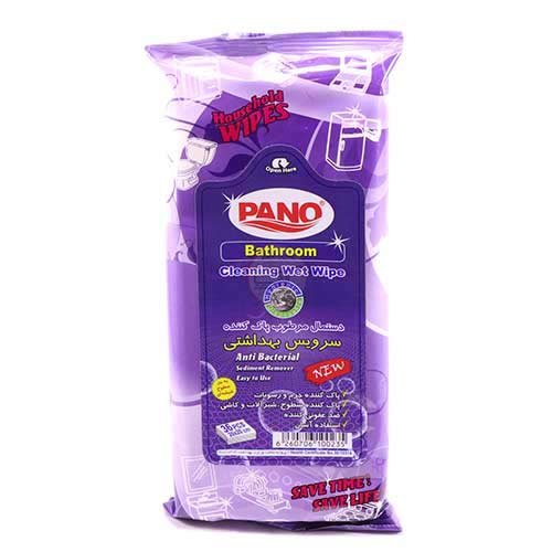 دستمال مرطوب پاک کننده سرویس بهداشتی 36 برگ پانو