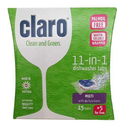 قرص ماشین ظرفشویی 11 کاره 5+15 عددی کلارو