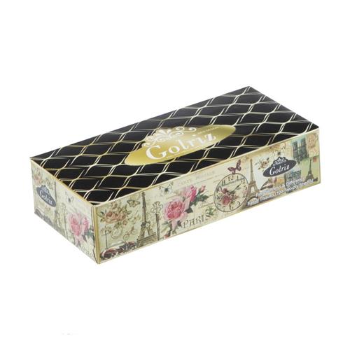 دستمال کاغذی گلریز 100 برگ دولایه 