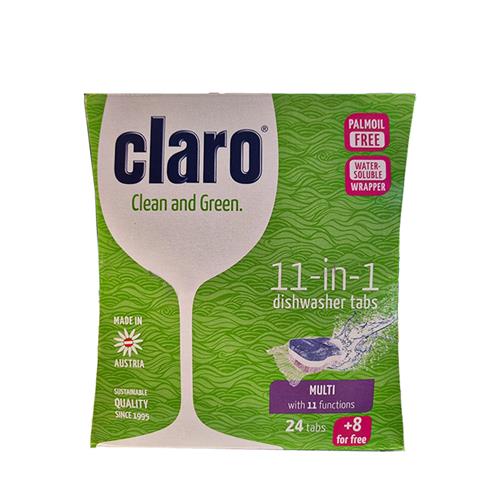 قرص ماشین ظرفشویی 11 کاره 8+24 عددی کلارو