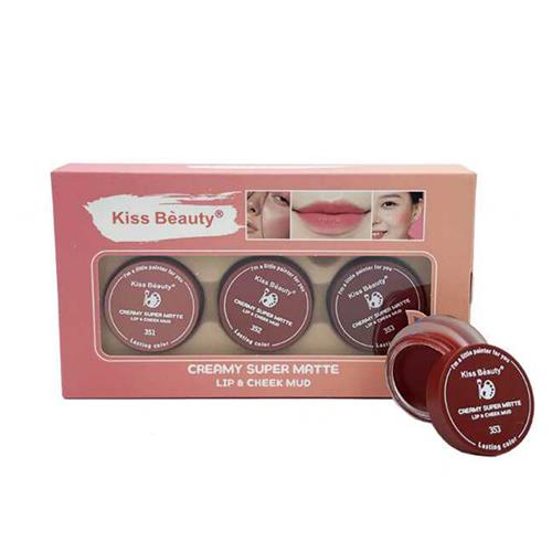 رژ لب جامد کیس بیوتی مدل super بسته 3 عددی