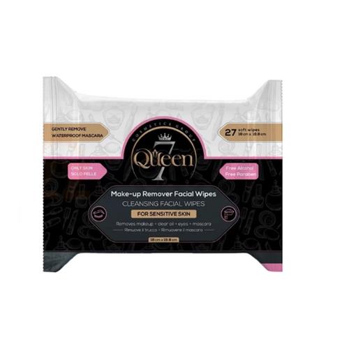 دستمال مرطوب آرایشی سون کوئین مناسب پوست حساس بسته 27 عددی