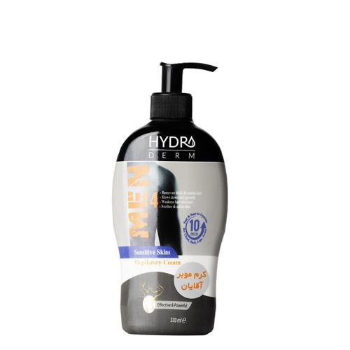 کرم موبر بدن آقایان هیدرودرم مناسب پوست معمولی 330 میلی لیتر