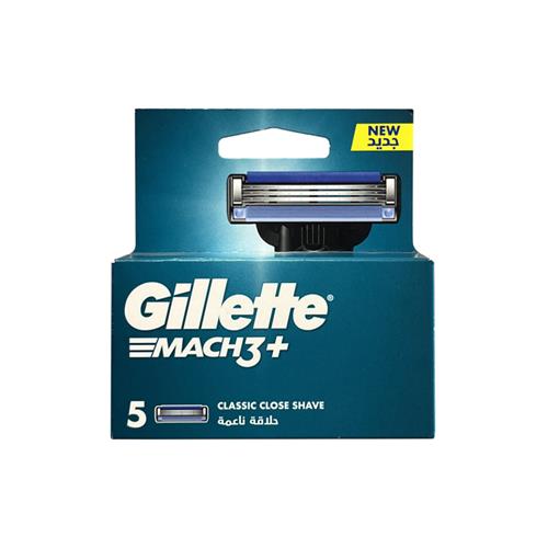 تیغ یدک ژیلت مدلMach3+ مچ تری پلاس بسته 5 عددی