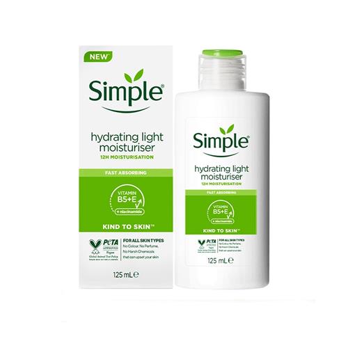 کرم آبرسان و مرطوب کننده سیمپل مدل لایت حجم 125 میل 