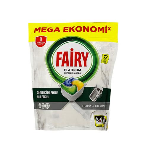 قرص ماشین ظرفشویی فیری پلاتینیوم 72 عددی 