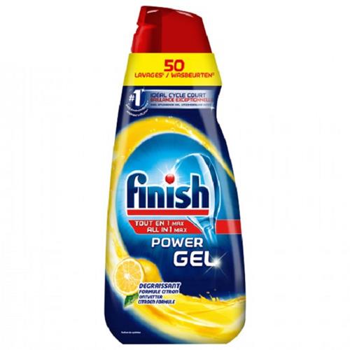 ژل ماشین ظرفشویی ليمويي فینیش مدل پاور ژل حجم ١ ليتر