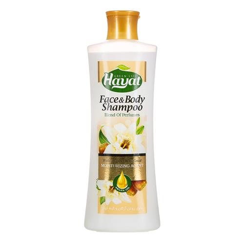 شامپو بدن حیات حاوی عصاره فندوق وزن 400 گرم