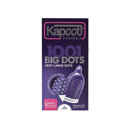 کاندوم مدل Big Dots هزار و یک خار درشت کاپوت 10 عددی