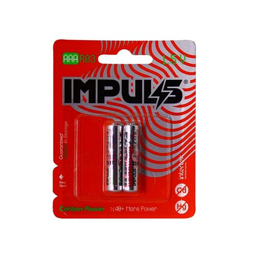 باتری قلمی ایمپالس مدل کاربن پاور 2 عددی