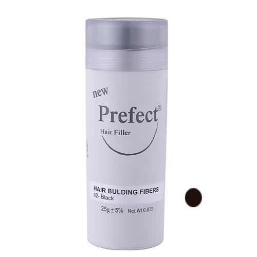 پودر پرپشت کننده مو پرفکت رنگ مشکی کد 02 وزن 25 گرم 