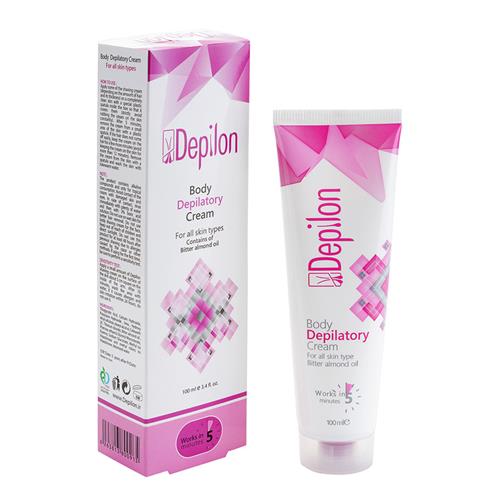 کرم موبر بدن دپیلون مدل بادام تلخ حجم 100 میلی لیتر