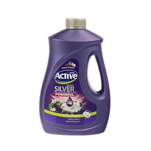 مایع ظرفشویی حاوی گلیسیرینه مدل Silver اکتیو حجم2000گرم