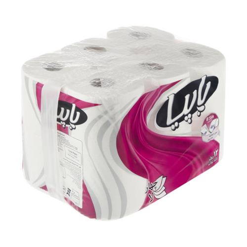 دستمال دلسی پاپیا 4 لایه 12رول