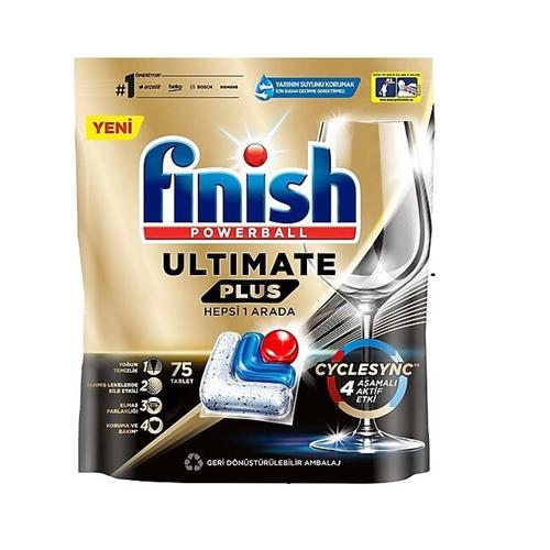قرص ماشین ظرفشویی فینیش مدل ultimate plus بسته 75عددی