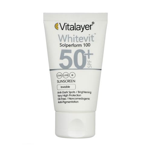 کرم ضد آفتاب بی رنگ ویتالایر مدل وایت ویت حجم 40 میلی لیتر