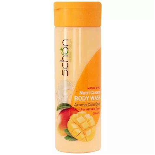 شامپو بدن کرمی شون حاوی شیر و انبه 300 میلی لیتر