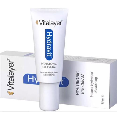 کرم آبرسان دور چشم حاوی هیالورونیک ویتالایر 15 میلی لیتر