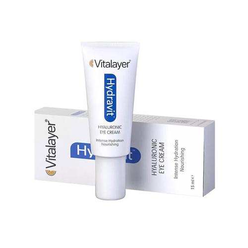 کرم آبرسان دور چشم حاوی هیالورونیک ویتالیر حجم 15 میل