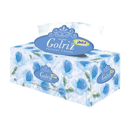  دستمال کاغذی گلریز معطر 150 برگ 2 لایه
