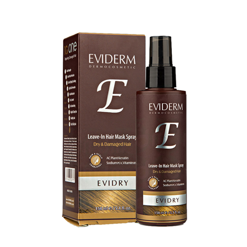اسپری ماسک مو اویدرم مدل evidry حجم 150 میلی لیتر