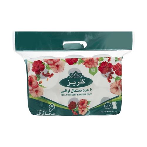  دستمال دلسی گلریز 6 رول 