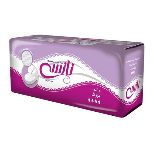 نوار بهداشتی بالدار مشبک نانسی سایز بزرگ