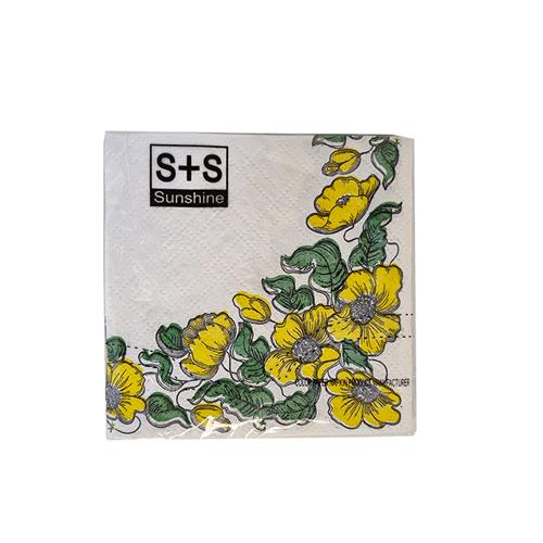 دستمال سفره سانشاین مدل s+s بسته 20 عددی