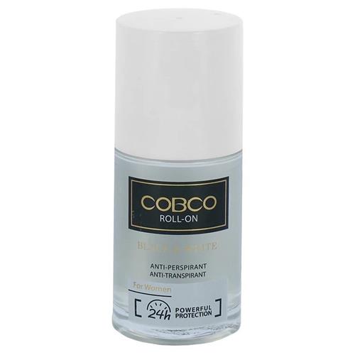 مام رول ضد تعریق زنانه کوبکو مدل Black and white حجم 75 میل