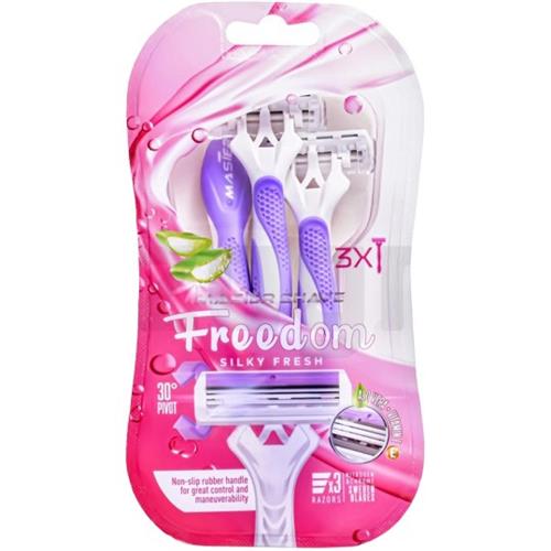 خودتراش سه لبه  3 عددی مستر شیو مدل freedom