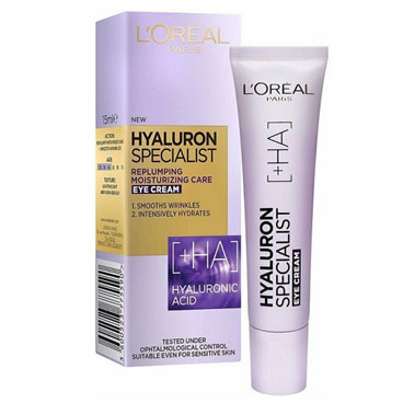  کرم آبرسان و ضد چروک دور چشم اورآل هیالورونیک اسید 15 میل 