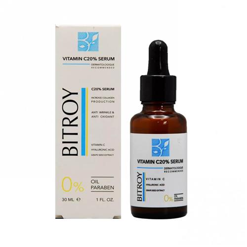  سرم ضد چروک حاوی ویتامین C و هیالورونیک اسید حجم 30 میل بیتروی 