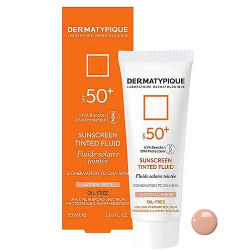 ضد آفتاب رنگی پوست چرب درماتیپیک SPF50 حجم 50 میل