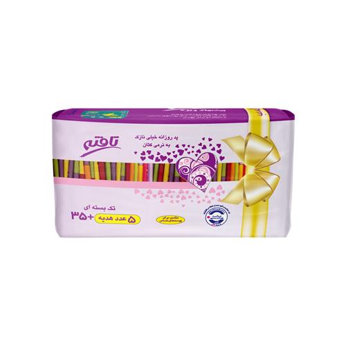 پد روزانه مدل خیلی نازک تافته بسته 40 عددی