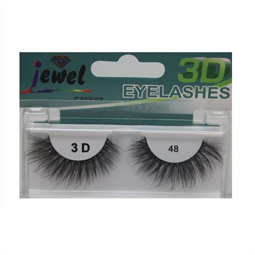  مژه مصنوعی جفتی 3D جیول شماره 48