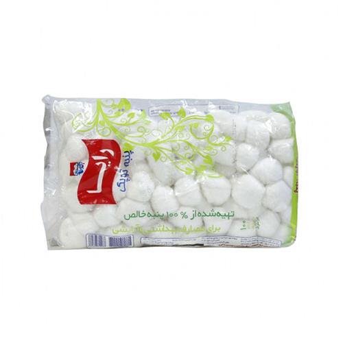 پنبه توپک سفید رایا وزن 100گرم