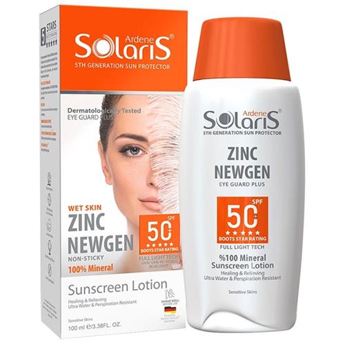  ضد آفتاب فیزیکال زینک نیوژن سولاریس آردن اس پی اف 50 +100 میل 