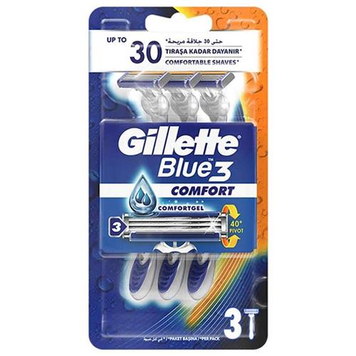 خودتراش ژیلت مدل کامفورت 3 لبه 3 عددی