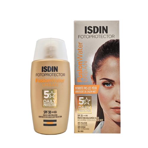 ضد آفتاب ایزدین فیوژن واتر اوربان SPF30 بدون رنگ 50 میل