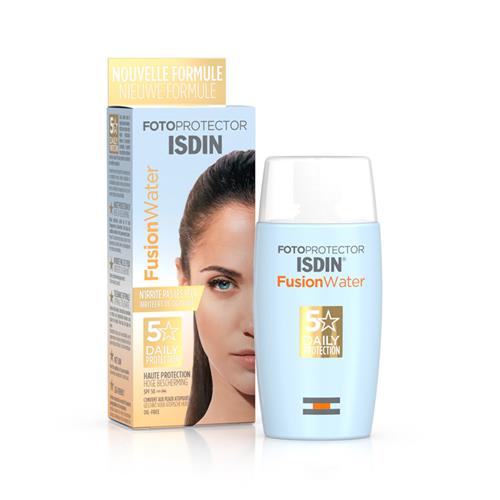 ضد آفتاب ایزدین مدل Fusion water  SPF50 حجم 50 میلی لیتر
