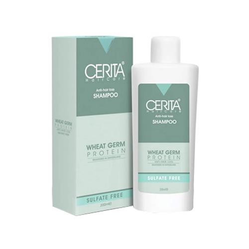 شامپو تقویت کننده جوانه گندم سریتا بدون سولفات حجم 200 میلی لیتر
